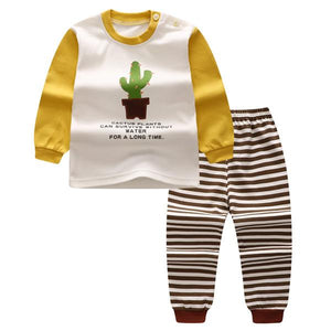 Baby Boys Clothes 2pcs Newborn Baby Girls Cartoon Clothing