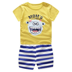 Baby Boys Clothes 2pcs Newborn Baby Girls Cartoon Clothing