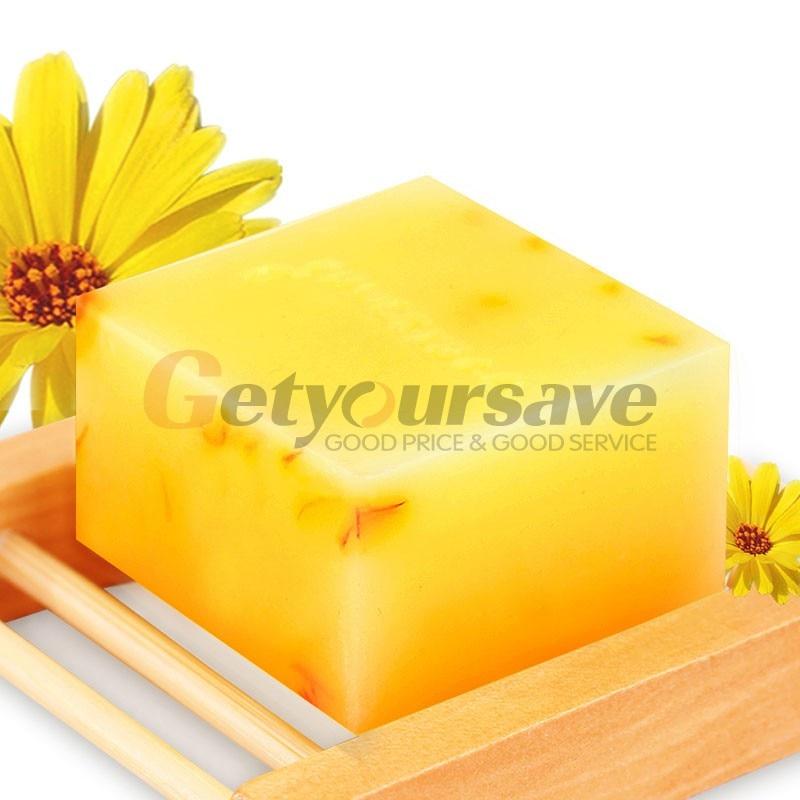 100% Handmade Honey Soap Bath Whitening Exfoliating Glutathione Arbutin Honey Acid Soap 100g