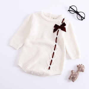 Sodawn Spring Autumn Fashion Baby Girls Clothes Long Sleeve Knit Sweater+Shorts Sets