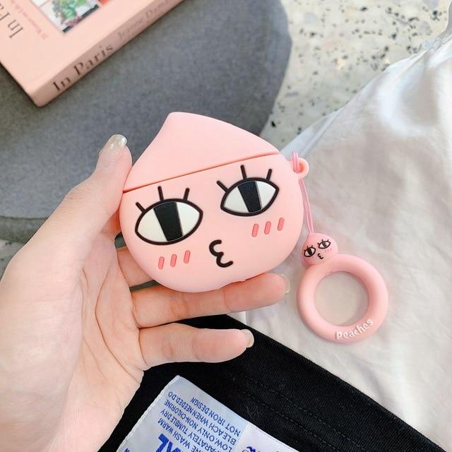 Earphone Case For Airpods Case Silicone Cartoon Cute Headphone Covers For Air Pods Cases For Apple Earpods Earbuds Accessories 2