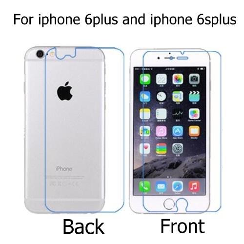 1 Pair (front+back) HD LCD clear glossy film For iphone 4 4G 4S 5 5g 5s 6 6s 6s 7 x 8 10 plus screen protector film guard