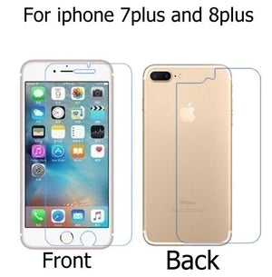 1 Pair (front+back) HD LCD clear glossy film For iphone 4 4G 4S 5 5g 5s 6 6s 6s 7 x 8 10 plus screen protector film guard