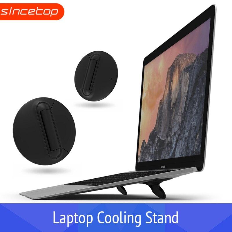 Black Notebook Cooling Bracket Laptop Stand Cooler Radiator Holder Foldable For iPad MacBook Air Mac Desk Stands Tablet Mount