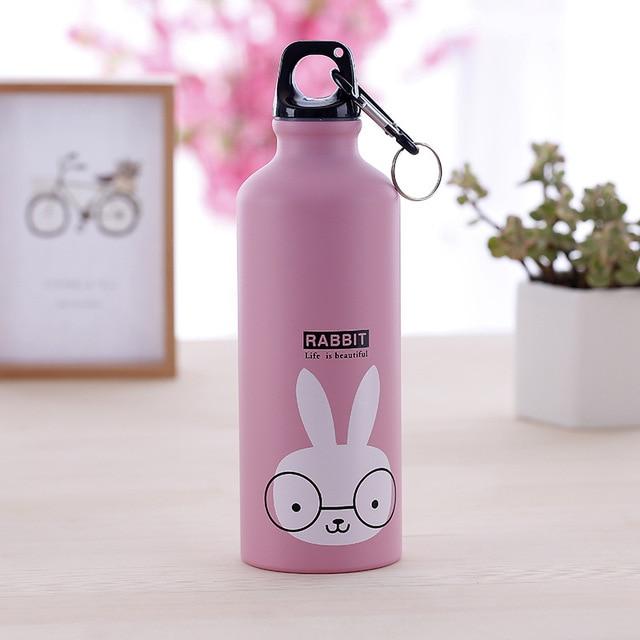 500ml Cute Water Blttle Lovely Animals Outdoor Portable Sports Cycling Camping Hiking Bicycle School Kids Water Bottle