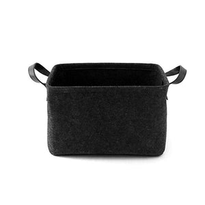 Foldable Laundry Basket Felt Toy Book Storage basket Dirty Clothes Toys Holder Container Desktop Living Room Bathroom Organizer