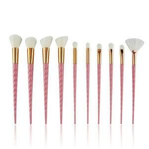 10pcs Unicorn Makeup Brushes Sets Maquiagem Powder Brush Tools