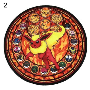 Pokemon Animal Floor Rug Round Soft Carpet Slip-resistant Bedroom Cushion Mat Hot