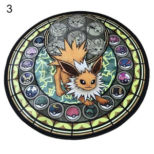 Pokemon Animal Floor Rug Round Soft Carpet Slip-resistant Bedroom Cushion Mat Hot