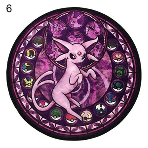 Pokemon Animal Floor Rug Round Soft Carpet Slip-resistant Bedroom Cushion Mat Hot