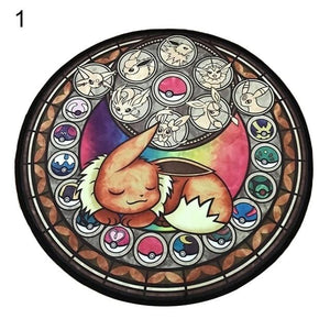 Pokemon Animal Floor Rug Round Soft Carpet Slip-resistant Bedroom Cushion Mat Hot