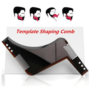 Beard Shaping Template Shower Salon Shave Shaping Style Styling Comb Tool