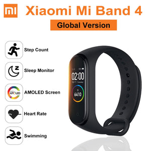 GLOBAL VERSION Original Xiaomi Mi Band 4 Smart Watch Wristband Amoled bluetooth 5.0 Waterproof Heart Rate Fitness Sport Bracelet