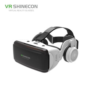 VR SHINECON BOX 5 Mini VR Glasses 3D G 06E Glasses Virtual Reality Glasses VR Headset For Google cardboard with headphone