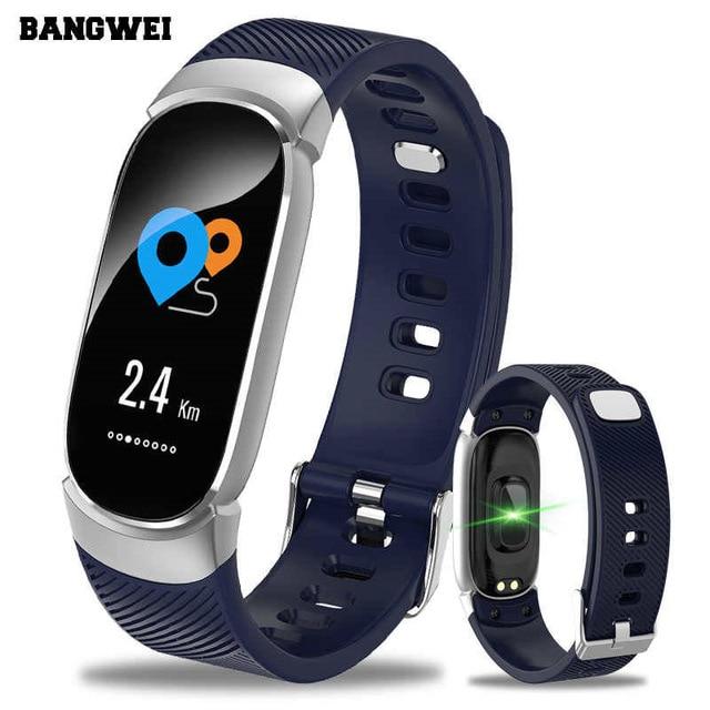 LIGE Sport Smart Bracelet Women Men Waterproof Smart Watch Heart Rate Blood Pressure Pedometer Smart Wristband For Android iOS