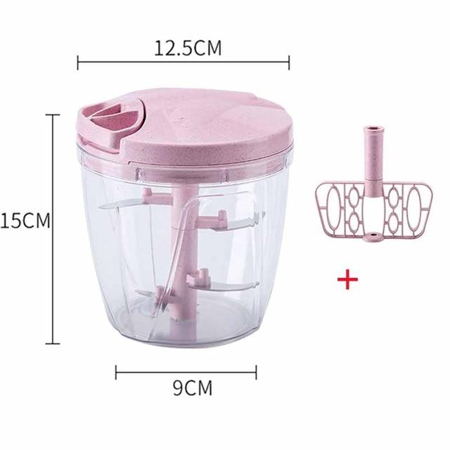 Manual Fruit Vegetable Chopper Hand Pull Food Cutter
