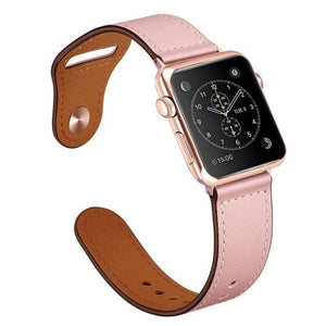 Genuine Leather Strap For Apple Watch band 4 3 iwatch 42mm 38mm 44mm 40mm pulseira correa Bracelet smart watch Accessories loop