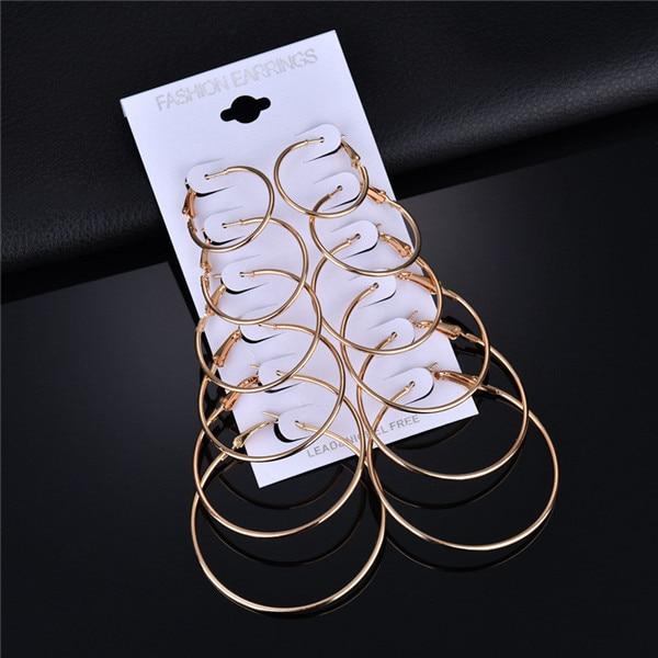 Modyle 2019 New Fashion 12 pairs/set White Simulated Pearl Stud Earrings