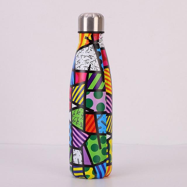 Stainless Steel Vacuum Insulated Water Bottle Flask Thermal Sports Chilly 500ML