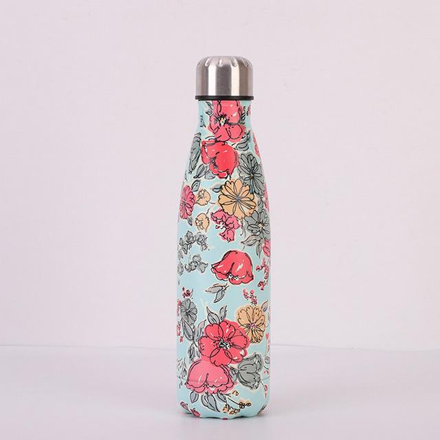 Stainless Steel Vacuum Insulated Water Bottle Flask Thermal Sports Chilly 500ML