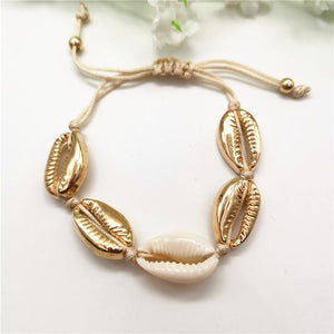 Cowrie Shell Bracelets for Women Delicate Rope Chain Bracelet