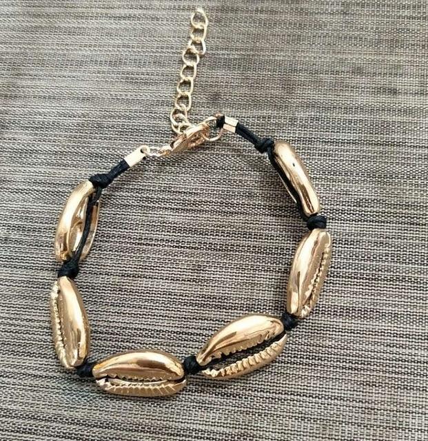 Cowrie Shell Bracelets for Women Delicate Rope Chain Bracelet