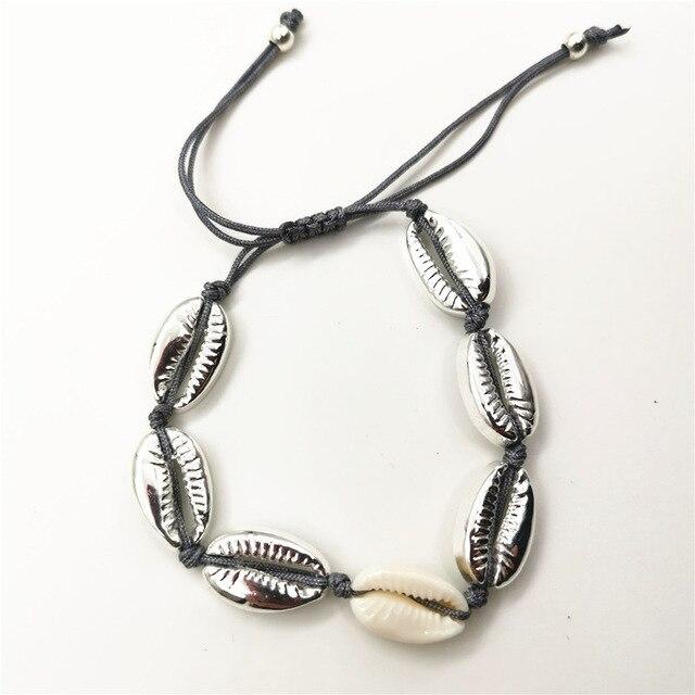 Cowrie Shell Bracelets for Women Delicate Rope Chain Bracelet