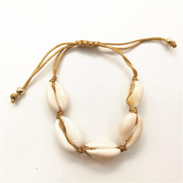 Cowrie Shell Bracelets for Women Delicate Rope Chain Bracelet