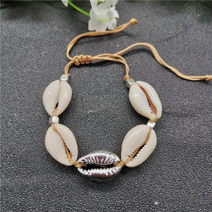 Cowrie Shell Bracelets for Women Delicate Rope Chain Bracelet