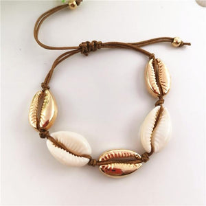 Cowrie Shell Bracelets for Women Delicate Rope Chain Bracelet