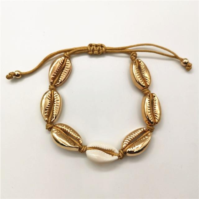 Cowrie Shell Bracelets for Women Delicate Rope Chain Bracelet