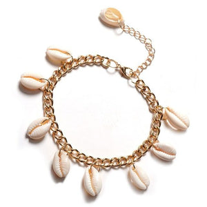 Cowrie Shell Bracelets for Women Delicate Rope Chain Bracelet