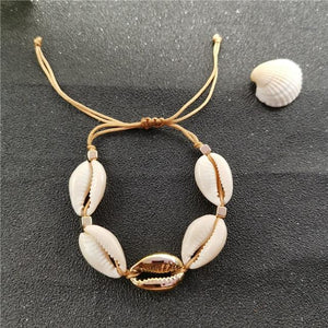 Cowrie Shell Bracelets for Women Delicate Rope Chain Bracelet