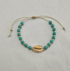 Cowrie Shell Bracelets for Women Delicate Rope Chain Bracelet