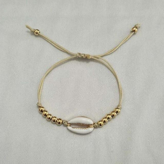 Cowrie Shell Bracelets for Women Delicate Rope Chain Bracelet