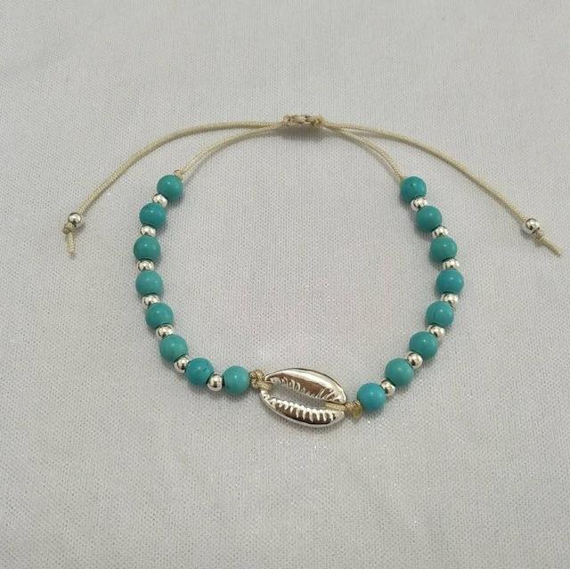 Cowrie Shell Bracelets for Women Delicate Rope Chain Bracelet