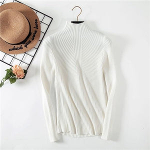 New Women's Turtleneck Sweater Women Sweaters Fashion Jersey Women Winter 2019 Autumn Pullover Women Sweater Jumper Truien Dames