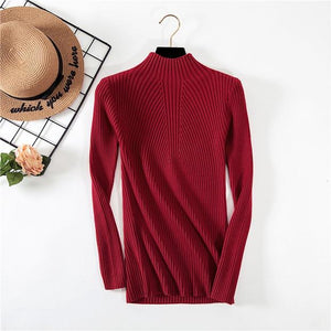 New Women's Turtleneck Sweater Women Sweaters Fashion Jersey Women Winter 2019 Autumn Pullover Women Sweater Jumper Truien Dames