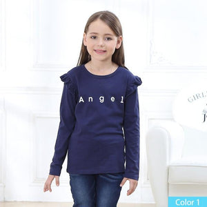 SheeCute New Arrival for spring Autumn girls Full sleeve Tees