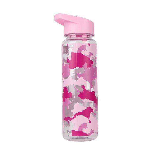 Bpa Free 750ml 100%Tritan Sports Outdoor Straw Water Bottle With Flamingos Printing My Drink Juice Handle The Unicorn Kettle