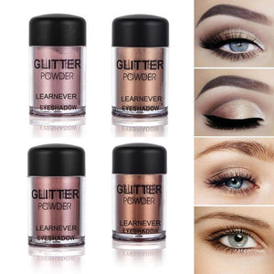 Glitter Eye Shadow Cosmetic Makeup Diamond Lips Loose Makeup Eyes Pigment Powder Comestic Single Eye Shadow Powder 12 Color