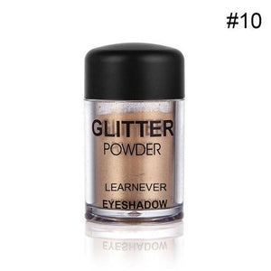 Glitter Eye Shadow Cosmetic Makeup Diamond Lips Loose Makeup Eyes Pigment Powder Comestic Single Eye Shadow Powder 12 Color