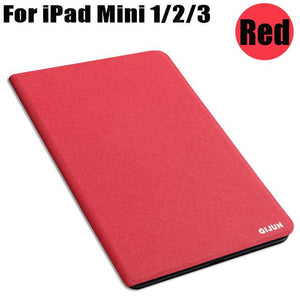 QIJUN Coque For Apple IPAD Mini 1 2 3 4 5 (2019) Cover Business Tablet Case Fundas Leather for iPad mini 1 2 3 4 5 Capa Bag