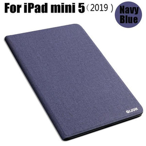 QIJUN Coque For Apple IPAD Mini 1 2 3 4 5 (2019) Cover Business Tablet Case Fundas Leather for iPad mini 1 2 3 4 5 Capa Bag