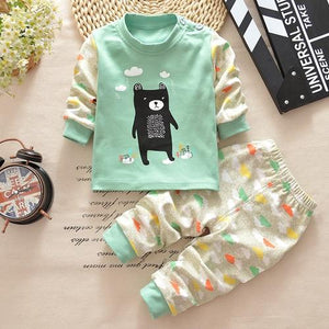 Baby Boys Clothes 2pcs Newborn Baby Girls Cartoon Clothing