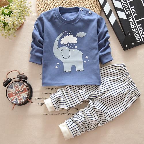 Baby Boys Clothes 2pcs Newborn Baby Girls Cartoon Clothing