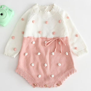 Sodawn Spring Autumn Fashion Baby Girls Clothes Long Sleeve Knit Sweater+Shorts Sets