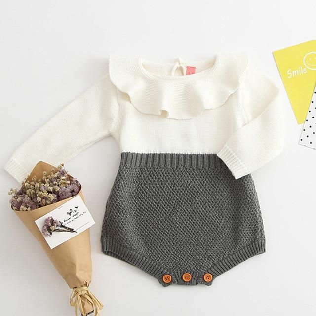 Sodawn Spring Autumn Fashion Baby Girls Clothes Long Sleeve Knit Sweater+Shorts Sets