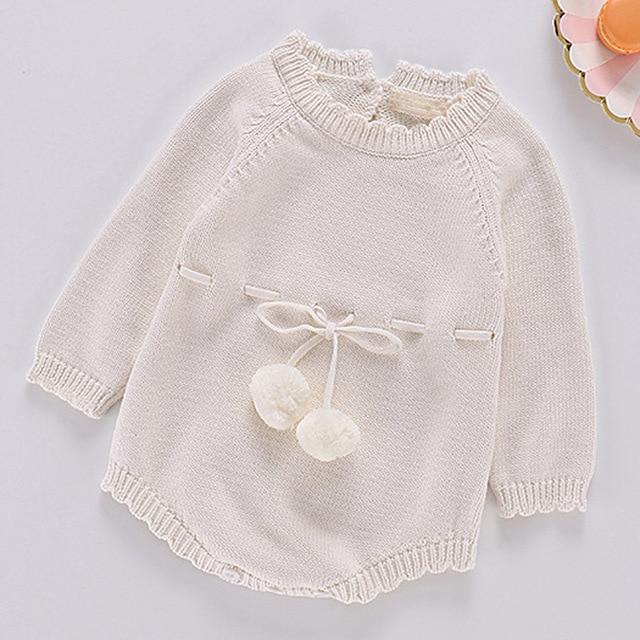 Sodawn Spring Autumn Fashion Baby Girls Clothes Long Sleeve Knit Sweater+Shorts Sets