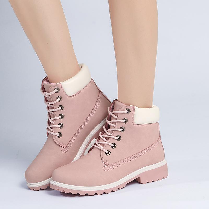 2019 Hot New Autumn Early Winter Shoes Women Flat Heel Boots